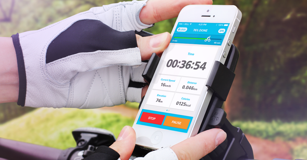 Bike riding hot sale tracker